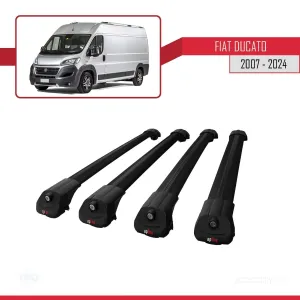 Fiat Ducato X250/X290 2007 ve Sonrası ile uyumlu ACE-1 Ara Atkı Tavan Barı SİYAH 4 ADET BAR - Görsel 4
