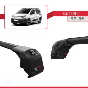 Fiat Doblo K9 2023 ve Sonrası ile uyumlu ACE-2 Ara Atkı Tavan Barı SİYAH - Görsel 5