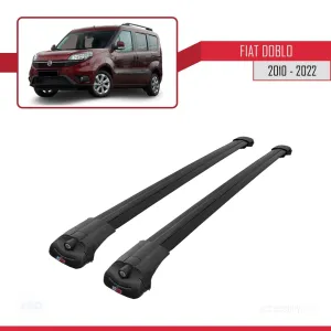 Fiat Doblo 263/263 FL 2010-2022 Arası ile uyumlu ACE-1 Ara Atkı Tavan Barı SİYAH - Görsel 3