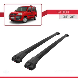 Fiat Doblo 2000-2009 Arası ile uyumlu ACE-1 Ara Atkı Tavan Barı SİYAH thumb 3