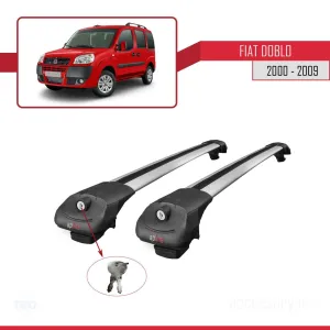 Fiat Doblo 223 2000-2009 Arası ile uyumlu ACE-1 Ara Atkı Tavan Barı GRİ - Görsel 4