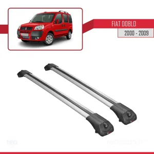 Fiat Doblo 2000-2009 Arası ile uyumlu ACE-1 Ara Atkı Tavan Barı GRİ thumb 3