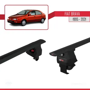 Fiat Brava 1995-2001 Arası ile uyumlu ACE-4 Ara Atkı Tavan Barı SİYAH thumb 5