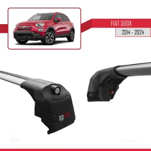 Fiat 500X 2014 ve Sonrası ile uyumlu ACE-2 Ara Atkı Tavan Barı GRİ - Görsel 5