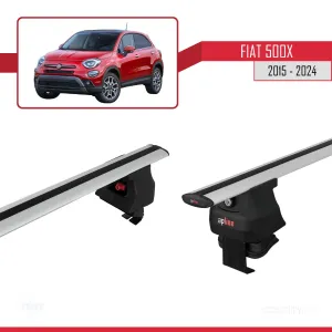 Fiat 500X Type 334 Fiat 500 X 2015-2024 ile uyumlu ACE-4 Ara Atkı Tavan Barı GRİ - Görsel 4