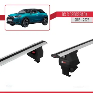 DS 3 Crossback D34 2018-2022 ACE-4 Ara Atkı Tavan Barı GRİ - Görsel 3