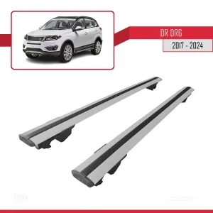 DR DR6 2017 ve Sonrası ile uyumlu HOOK Model Anahtar Kilitli Ara Atkı Tavan Barı GRİ - Görsel 4