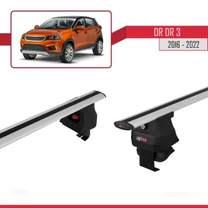 DR dr 3 2016-2022 Arası ile uyumlu ACE-4 Ara Atkı Tavan Barı GRİ thumb 4
