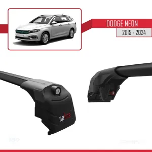 Dodge Neon 2015 ve Sonrası ile uyumlu ACE-2 Ara Atkı Tavan Barı SİYAH thumb 3