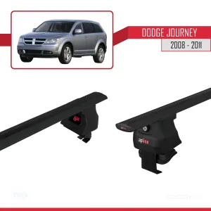 Dodge Journey 2008-2011 Arası ile uyumlu ACE-4 Ara Atkı Tavan Barı SİYAH thumb 5