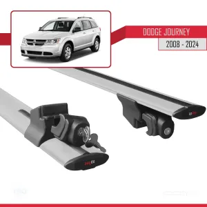 Dodge Journey 2008 ve Sonrası ile uyumlu HOOK Model Anahtar Kilitli Ara Atkı Tavan Barı GRİ thumb 5