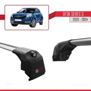 DFSK Glory E3 / Seres 3 S513 2020 ve Sonrası ile uyumlu ACE-2 Ara Atkı Tavan Barı GRİ - Görsel 3