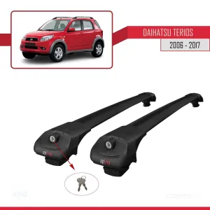 Daihatsu Terios 2006-2017 Arası ile uyumlu ACE-1 Ara Atkı Tavan Barı SİYAH - Görsel 4