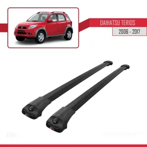Daihatsu Terios 2006-2017 Arası ile uyumlu ACE-1 Ara Atkı Tavan Barı SİYAH - Görsel 3