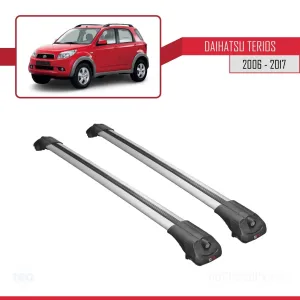 Daihatsu Terios 2006-2017 Arası ile uyumlu ACE-1 Ara Atkı Tavan Barı GRİ - Görsel 3