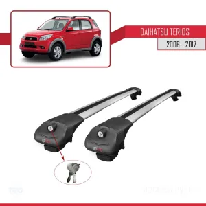 Daihatsu Terios 2006-2017 Arası ile uyumlu ACE-1 Ara Atkı Tavan Barı GRİ - Görsel 4