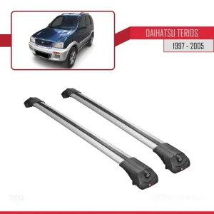 Daihatsu Terios J100 1997-2005 ile ACE-1 Ara Atkı Tavan Barı GRİ - Görsel 3