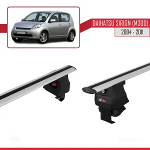 Daihatsu Sirion (M300) 2004-2011 Arası ile uyumlu ACE-4 Ara Atkı Tavan Barı GRİ thumb 5