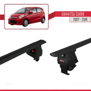Daihatsu Cuore L275 2007-2018 ile ACE-4 Ara Atkı Tavan Barı SİYAH - Görsel 5