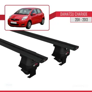 Daihatsu Charade 2011-2013 Arası ile uyumlu ACE-4 Ara Atkı Tavan Barı SİYAH thumb 4