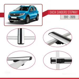 Arası ile uyumlu Basic Model Ara Atkı Tavan Barı GRİ 3 ADET - Görsel 4