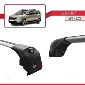 Dacia Lodgy 2012-2022 Arası ile uyumlu ACE-2 Ara Atkı Tavan Barı GRİ - Görsel 4