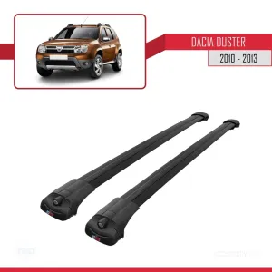 Dacia Duster 2010-2013 Arası ile uyumlu ACE-1 Ara Atkı Tavan Barı SİYAH thumb 3