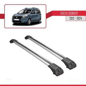 Dacia Dokker 2012 ve Sonrası ile uyumlu ACE-1 Ara Atkı Tavan Barı GRİ - Görsel 4