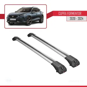 Cupra Formentor 2020 ve Sonrası ile uyumlu ACE-1 Ara Atkı Tavan Barı GRİ thumb 3