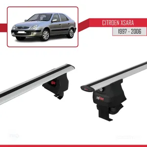Citroen Xsara 1997-2006 Arası ile uyumlu ACE-4 Ara Atkı Tavan Barı GRİ thumb 3