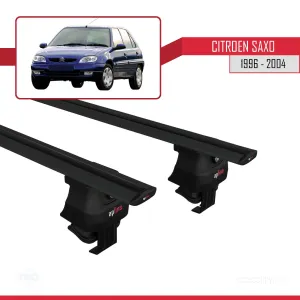 Citroen Saxo 1996-2004 Arası ile uyumlu ACE-4 Ara Atkı Tavan Barı SİYAH - Görsel 4