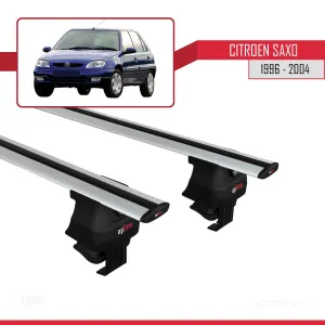 Citroen Saxo 1996-2004 Arası ile uyumlu ACE-4 Ara Atkı Tavan Barı GRİ - Görsel 2