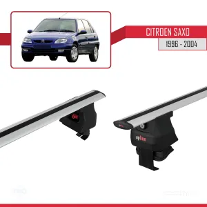 Citroen Saxo 1996-2004 Arası ile uyumlu ACE-4 Ara Atkı Tavan Barı GRİ - Görsel 3