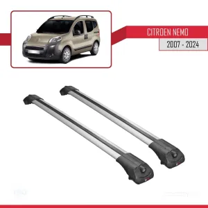 Citroen Nemo 2008 ve Sonrası ile uyumlu ACE-1 Ara Atkı Tavan Barı GRİ - Görsel 3