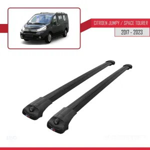 Citroen Jumpy 2007-2017 Arası ile uyumlu ACE-1 Ara Atkı Tavan Barı SİYAH - Görsel 3