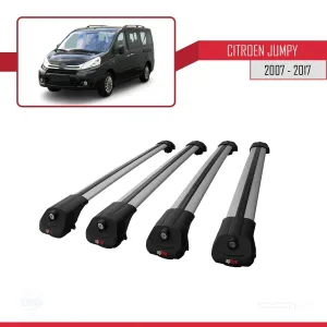 Citroen Jumpy 2007-2017 Arası ile uyumlu ACE-1 Ara Atkı Tavan Barı GRİ 4 ADET BAR - Görsel 4