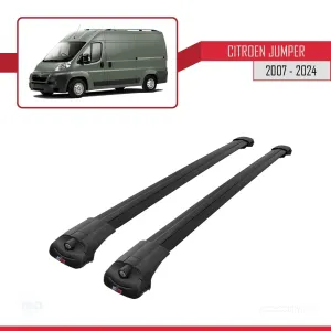 Citroen Jumper 2007 ve Sonrası ile uyumlu ACE-1 Ara Atkı Tavan Barı SİYAH thumb 3