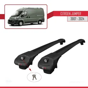 Citroen Jumper 2007 ve Sonrası ile uyumlu ACE-1 Ara Atkı Tavan Barı SİYAH - Görsel 4