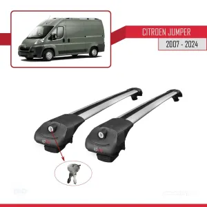 Citroen Jumper 2007 ve Sonrası ile uyumlu ACE-1 Ara Atkı Tavan Barı GRİ thumb 4