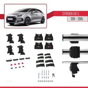 DS 5 B81 2011-2015 ACE-4 Ara Atkı Tavan Barı GRİ - Görsel 4