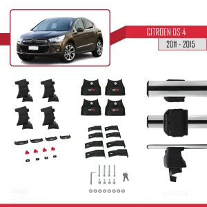 DS 4 B75 2011-2015 ACE-4 Ara Atkı Tavan Barı GRİ - Görsel 3