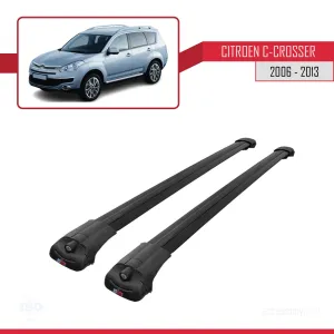 Citroen C-Crosser 2007-2012 Arası ile uyumlu ACE-1 Ara Atkı Tavan Barı SİYAH - Görsel 3