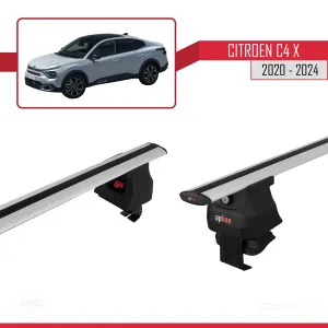 Citroen C4X 2022 ve Sonrası ile uyumlu ACE-4 Ara Atkı Tavan Barı GRİ - Görsel 3