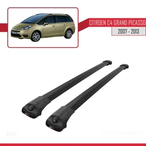 Citroen C4 Grand Picasso 2007-2013 Arası ile uyumlu ACE-1 Ara Atkı Tavan Barı SİYAH thumb 3