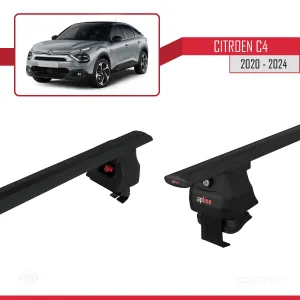 Citroen C4 2020 ve Sonrası ile uyumlu ACE-4 Ara Atkı Tavan Barı SİYAH - Görsel 2