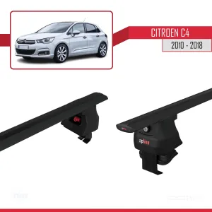 Citroen C4 2010-2018 Arası ile uyumlu ACE-4 Ara Atkı Tavan Barı SİYAH - Görsel 5