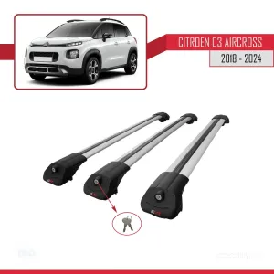 ve Sonrası ile uyumlu ACE-1 Ara Atkı Tavan Barı GRİ 3 ADET BAR thumb 4