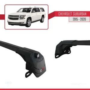 Chevrolet Suburban GMT K2YC 2015-2020 ACE-2 Ara Atkı Tavan Barı SİYAH - Görsel 5