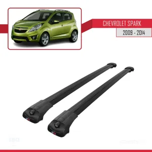 Chevrolet Spark 2009-2014 Arası ile uyumlu ACE-1 Ara Atkı Tavan Barı SİYAH - Görsel 3