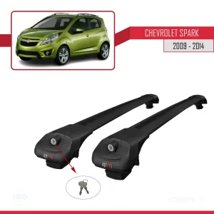 Chevrolet Spark 2009-2014 Arası ile uyumlu ACE-1 Ara Atkı Tavan Barı SİYAH - Görsel 4